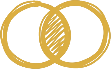 Overlapping circles — interconnected ecosystem